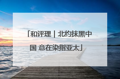 和评理｜北约抹黑中国 意在染指亚太